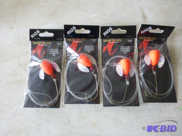 Four&nbspMatzuo Rigs Spin and glow....