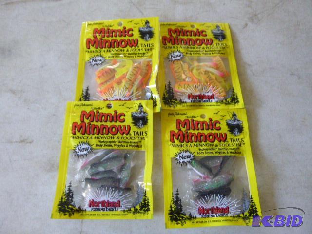 Four Packs of Northland Mimic Minnows Hologra...