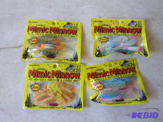 Four Packs of Northland Mimic Minnows Hologra...