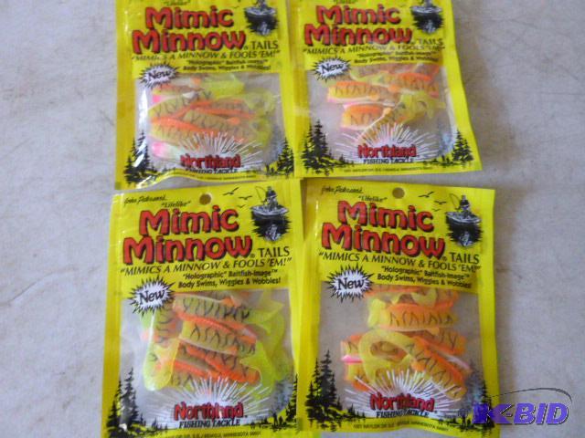 Four Packs of Northland Mimic Minnows Hologra...