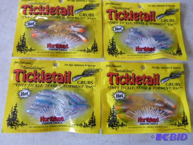 Four Packs of Northland Tickletail&nbspGrubs...