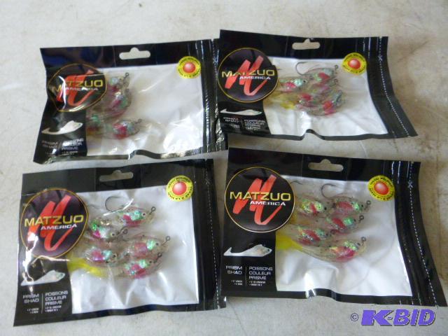 Four Packs of Matzuo Prism Shad 3&quot lengt...