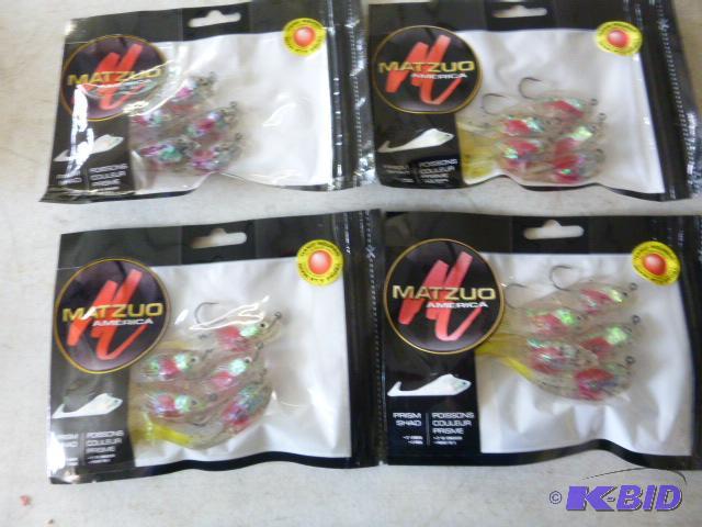 Four Packs of Matzuo Prism Shad 3&quot lengt...