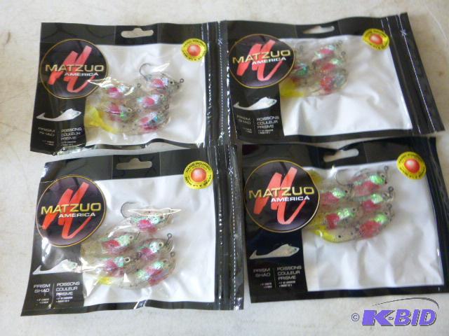 Four Packs of Matzuo Prism Shad 3&quot lengt...