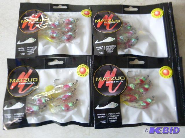 Four Packs of Matzuo Prism Shad 3&quot lengt...