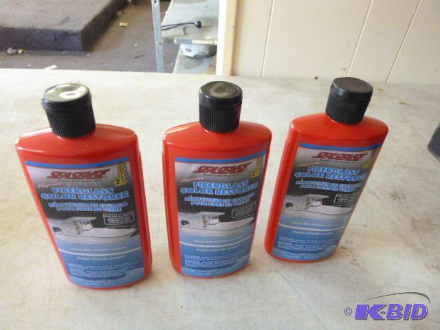 Three Bottles of Seasense Fiberglass Color Re...