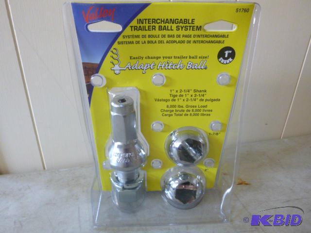 Valley Interchangeable&nbspTrailer Ball Syst...