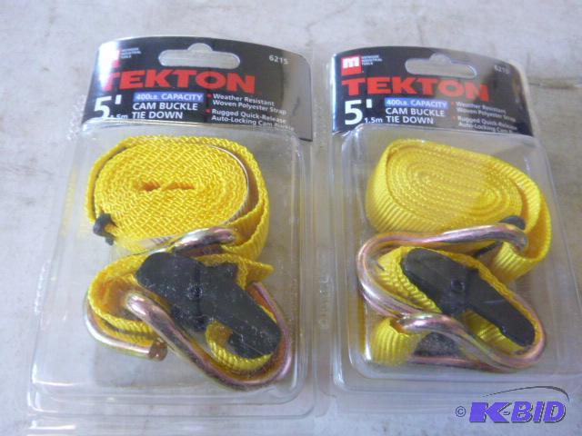 Two Tekton&nbsp5 Cam Buckle Tie Downs...