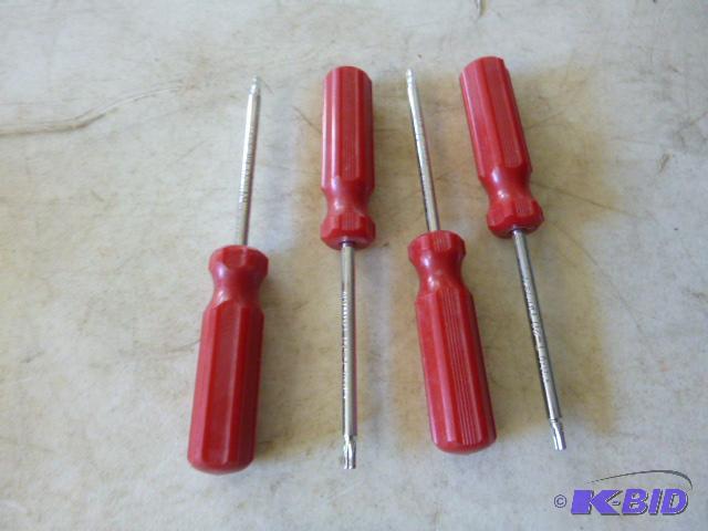 Four Torx Drivers With magnetic tips....