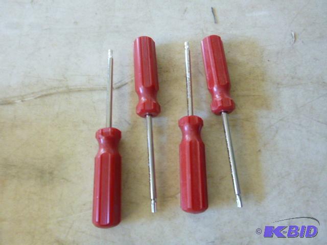 Four Torx Drivers With magnetic tips....
