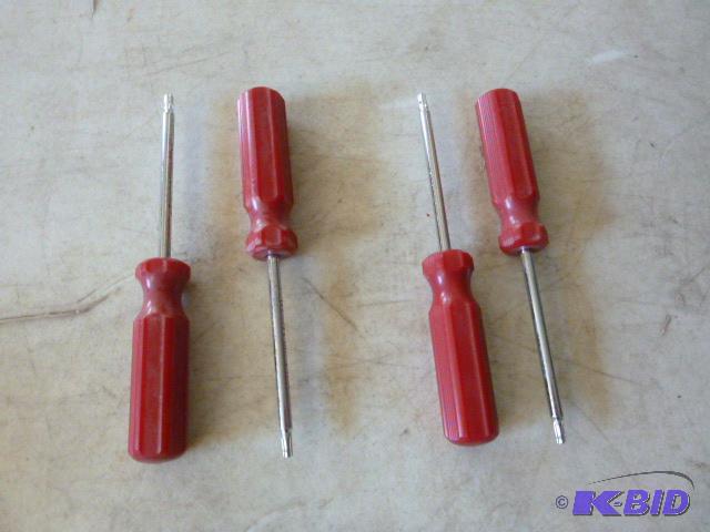 Four Torx Drivers With magnetic tips....