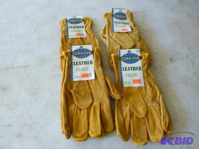 Four Pairs of Cordova Leather Gloves Size XXL...