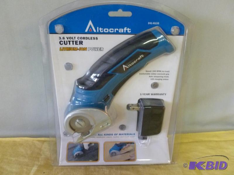 lot 112 image: Altocraft 3.6 volt lithium - ion powered cord...