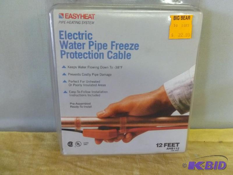 lot 123 image: Easy Heat electric water pipe freeze protecti...