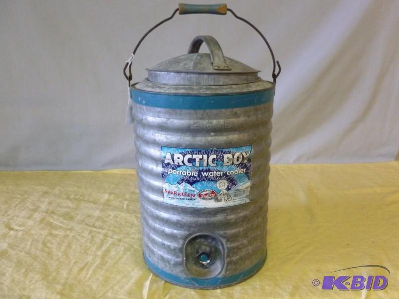 vintage arctic boy water cooler