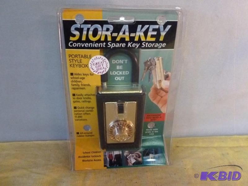 lot 188 image: Stor - A - Key, brand new in the pack....