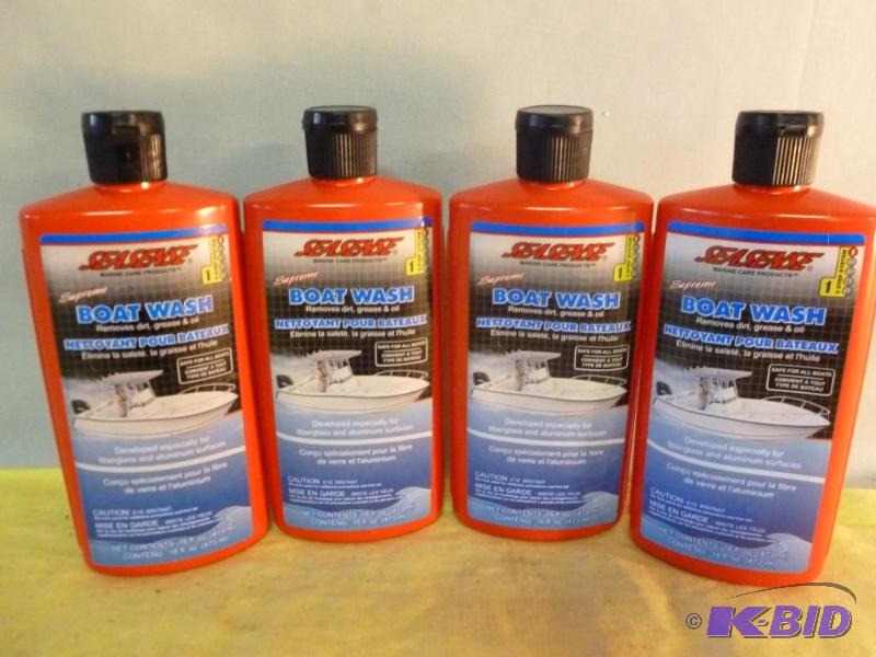 lot 216 image: Lot of four Seasence 16 fl. oz. supreme boat ...