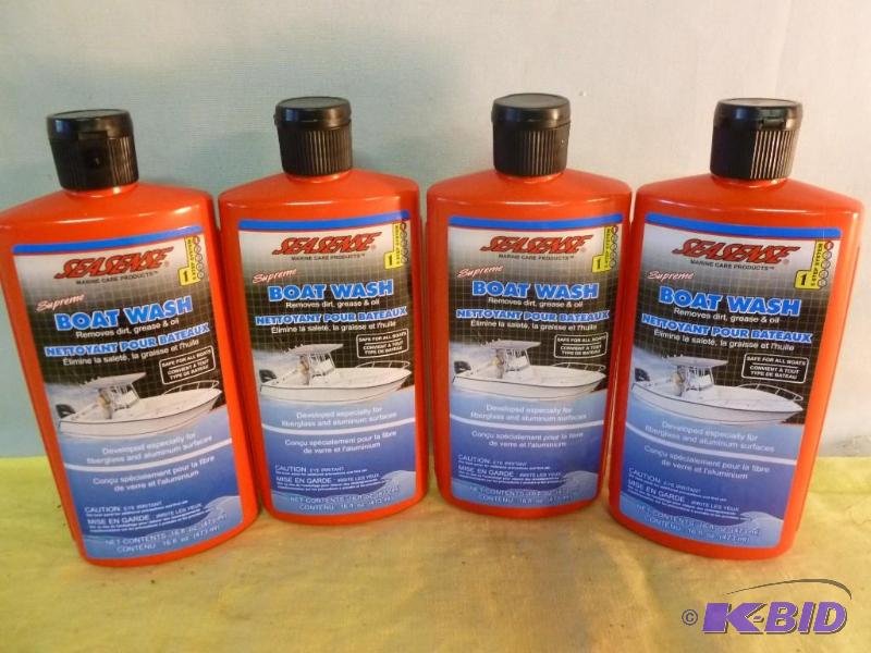 lot 217 image: Lot of four Seasence 16 fl. oz. supreme boat ...