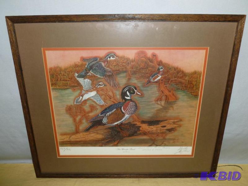 lot 23 image: Dick Miller " The Woodie Pond " sig...
