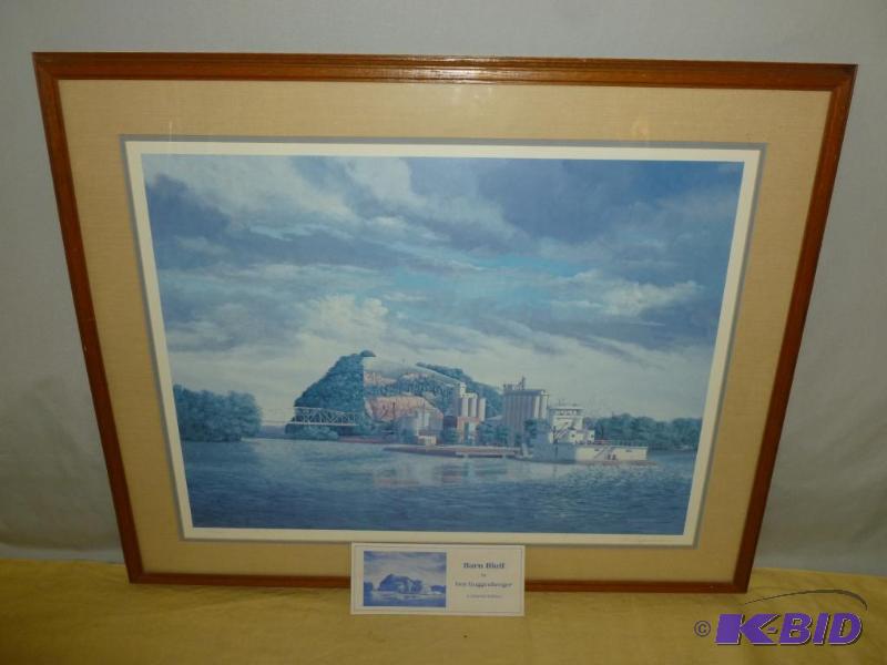 lot 27 image: Large Len Guggenberger " Barn Bluff &quo...