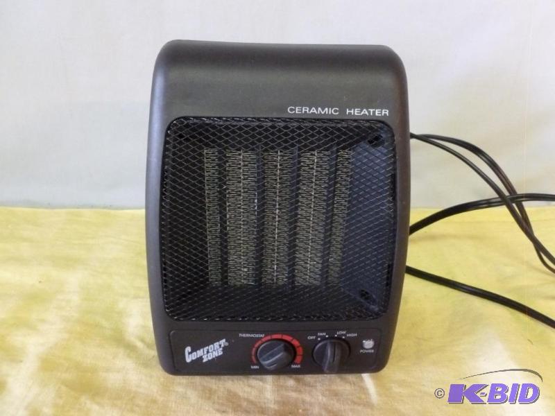 lot 63 image: Comfort Zone ceramic heater, tested and works...