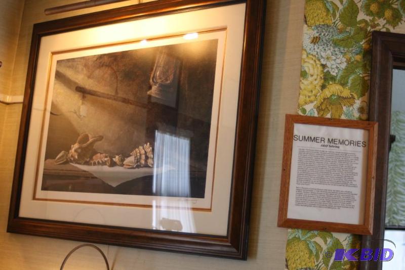 lot 157 image: Adolph Sehring Framed PaintingPrint Summer Memories 39 x30.