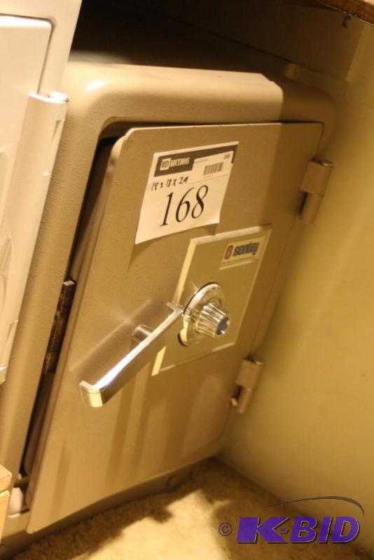 lot 168 image: Sentry Combination Safe wDial & Handle 18 x 18 x 29.