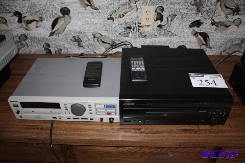 lot 254 image: (3) Miscellaneous Electornics Sony VHS Players and More.