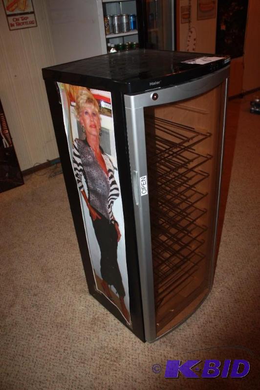 Haier Wine Cooler Model Hvf060abl Free Standing Installation Only 7 8 Racks Lake Minnetonka Estate Sale K Bid