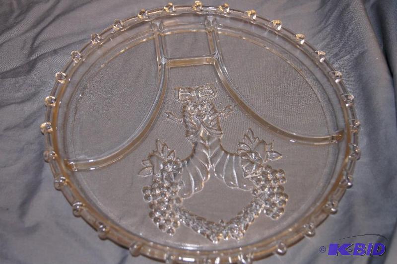 Heavy Glass Round Platter