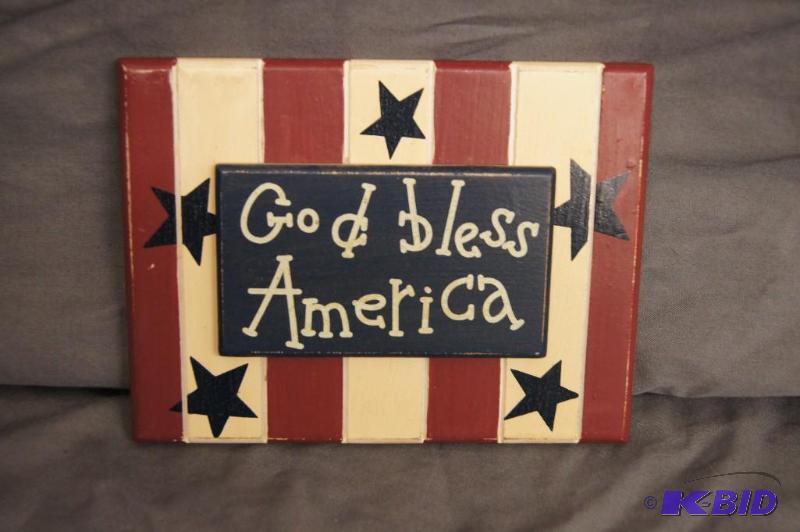God Bless America Sign