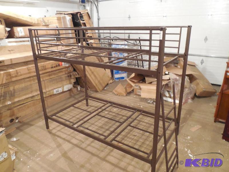 Ashley Twin Metal Bunk Bed Set