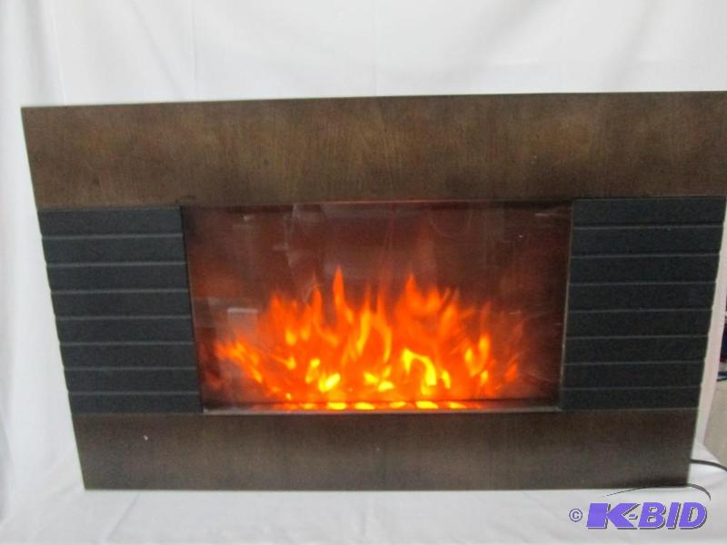 lot 15 image: HomeEasy 1500 Watt Wall Mount Electric Fireplace