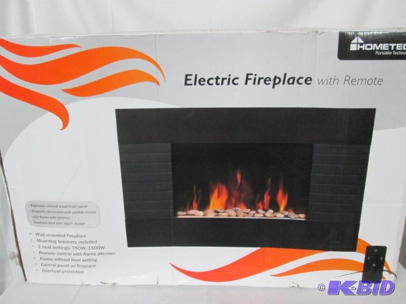 HomeEasy 1500 Watt Wall Mount Electric Fireplace | February Store Returns  and Consignments #3 | K-BID