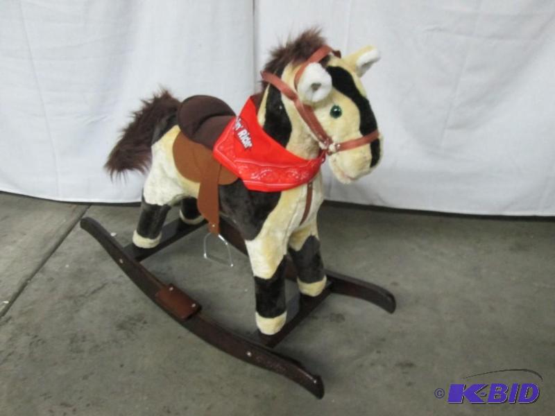 lot 30 image: Rockin Rider Plush Rocking Horse - Sheriff