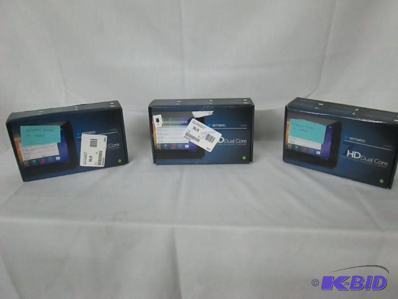 lot 47 image: (3) - Ematic 4 GB 7 Tablets