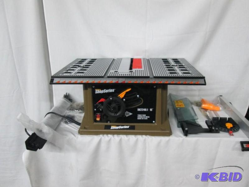 lot 6 image: Rockwell 10 Table Saw with Stand