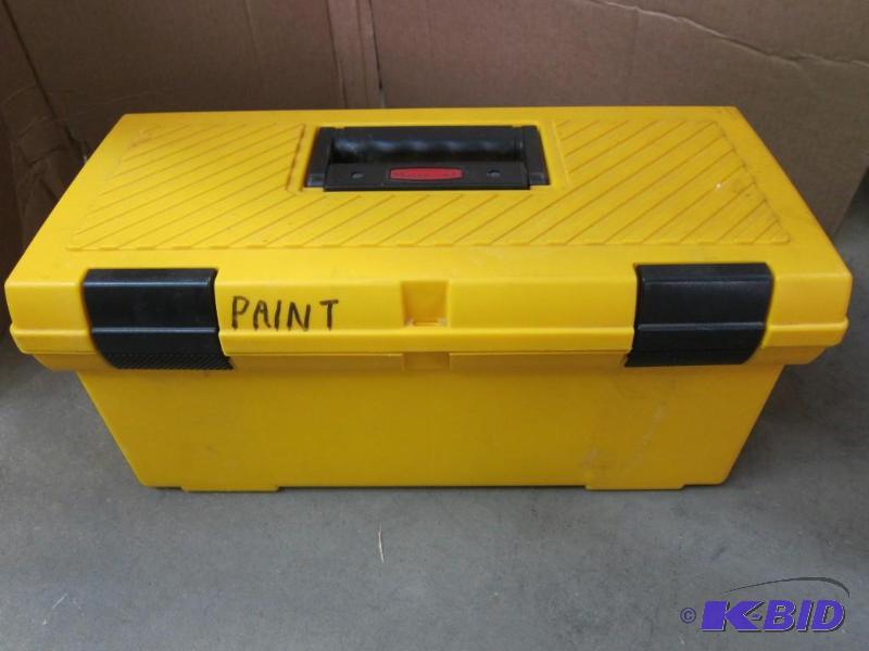 Rubbermaid Toolbox with Accessories