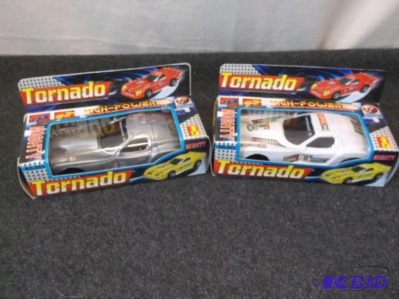 lot 39 image: Nice lot with 2 Tornado Mighty cars like new ...