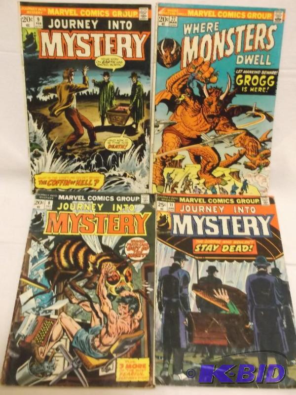 lot 70 image: Lot with 4 collectable comic books....