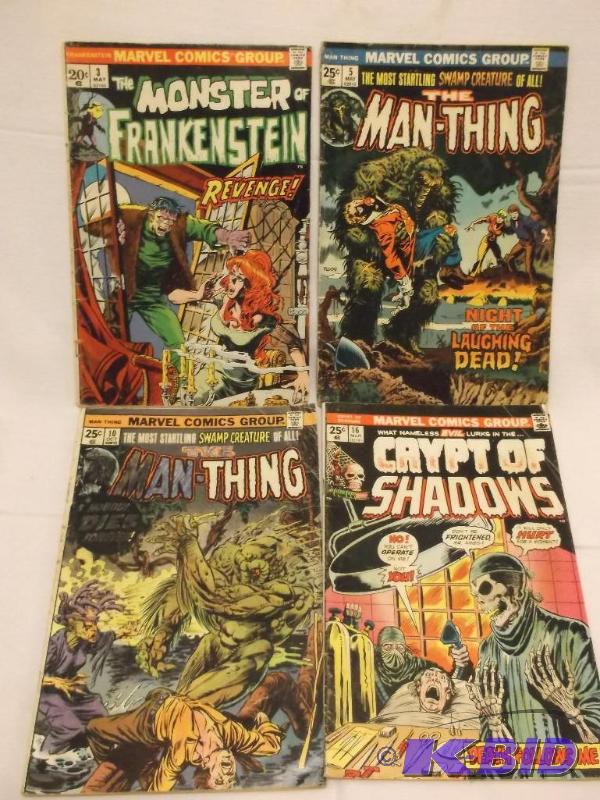 lot 75 image: Lot with 4 collectable comic books....