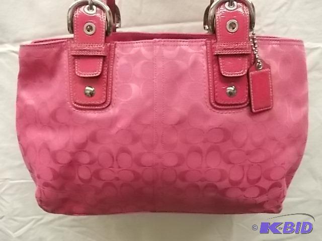 Authentic Coach Signature Pink Oversized Tote...