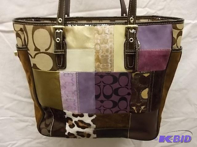 Authentic Coach Patchwork Tote...