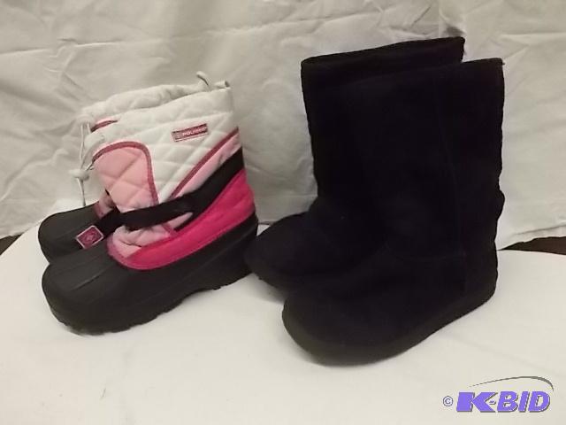 2 Pairs of Winter Boots Size 5.5-6...