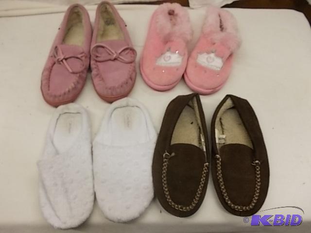 Box Lot of Slippers Size Small...