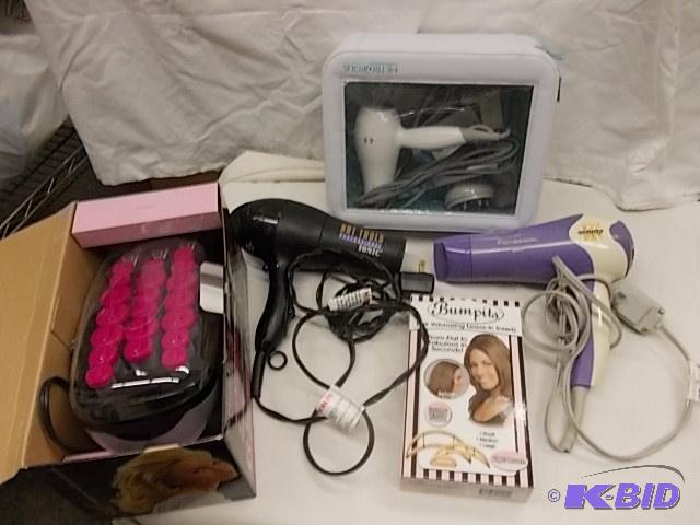 Box Lot of Hair Styling Appliances...