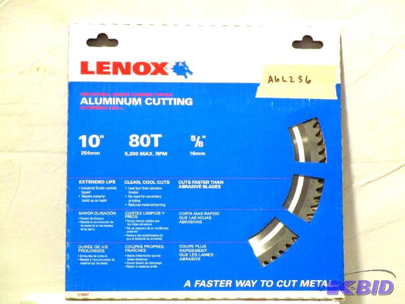 lot 1 image: Lenox - 10 Saw Blade