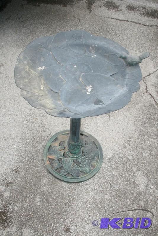 Wrought Iron Bird Bath