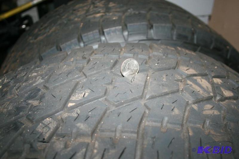 Set of 4 Truck Tires on Rims