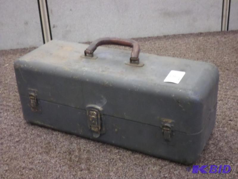 Vintage Steel Tackle Box...